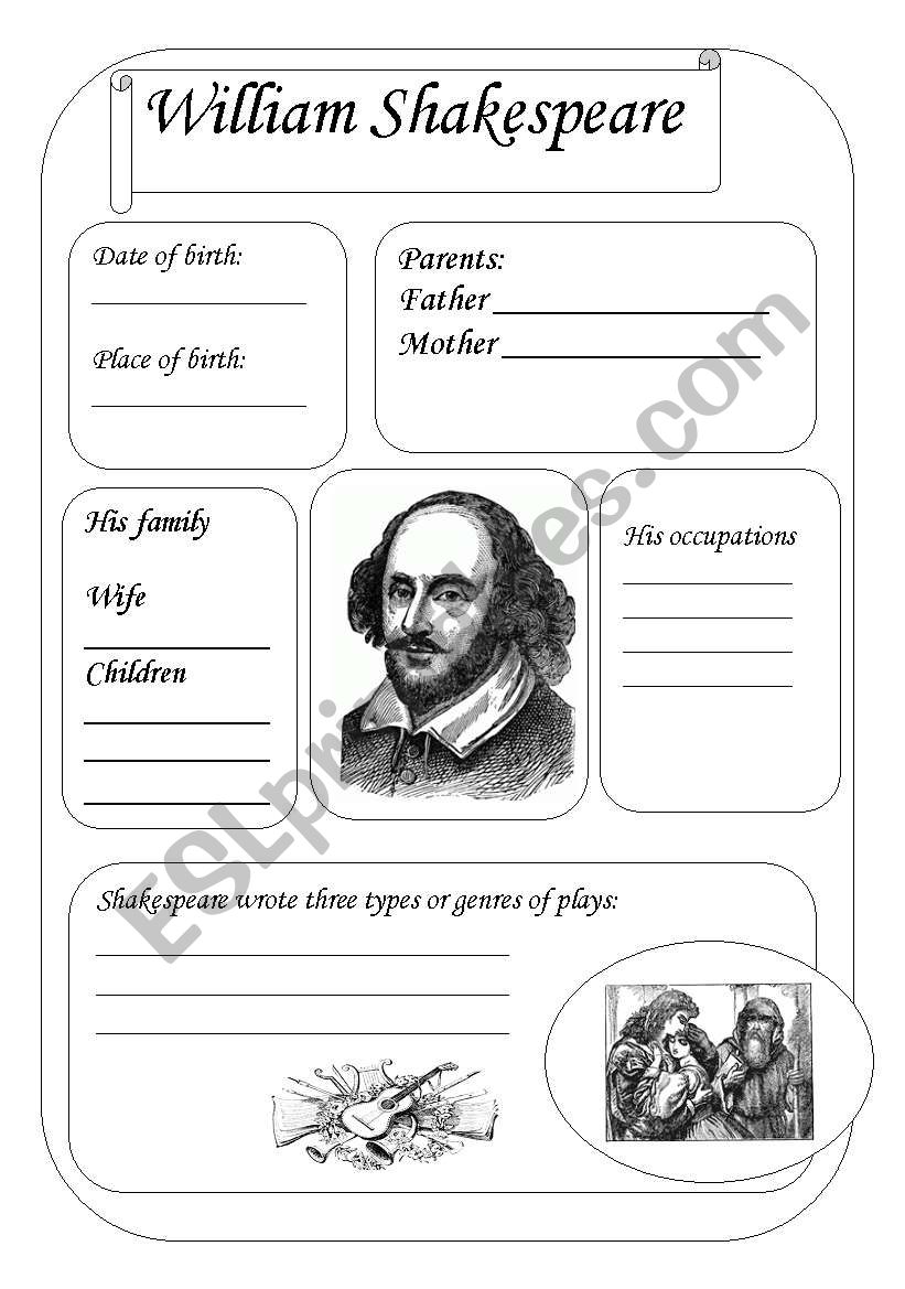 A E Biography William Shakespeare A Life Of Drama Worksheet Answers