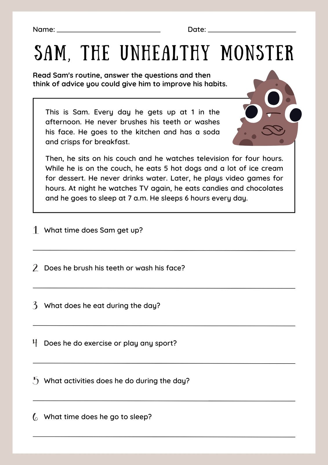 Third Grade Reading Worksheet Sports News Insights Tips