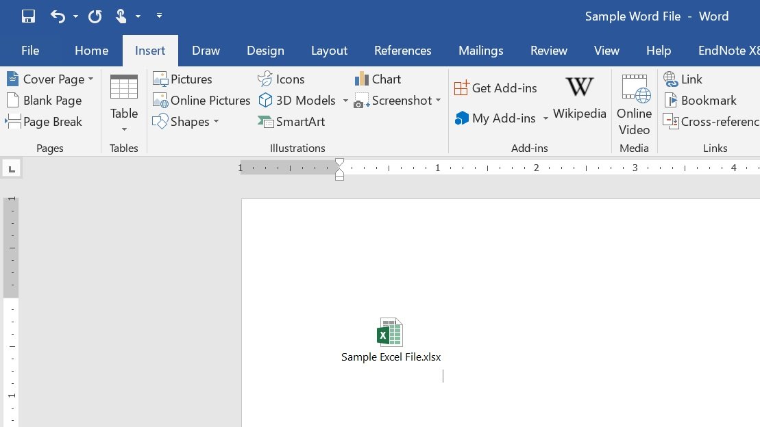 Tips To Embed Excel In Word